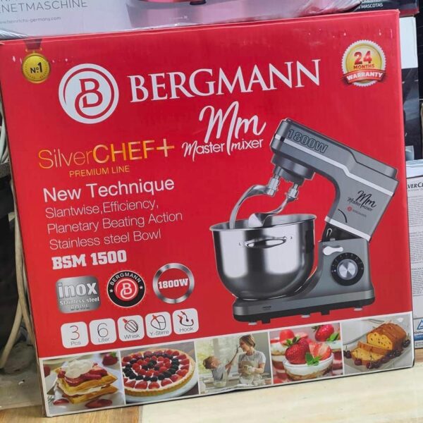 Bergmann ROBOT-PETRIN BERGMANN BST-900 1800W – 6L-ROUGE